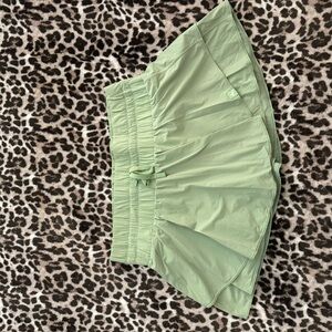 Green tennis skirt